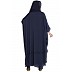Designer Kaftan abaya with Handwork- Navy Blue